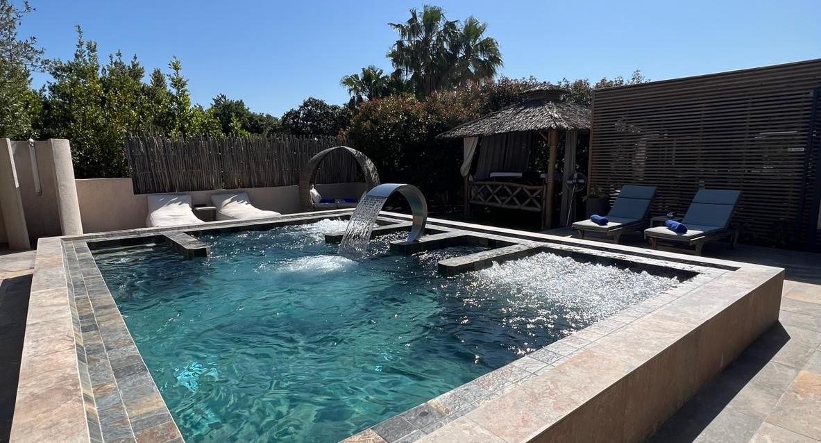 page hotel la villa dune st tropez piscine