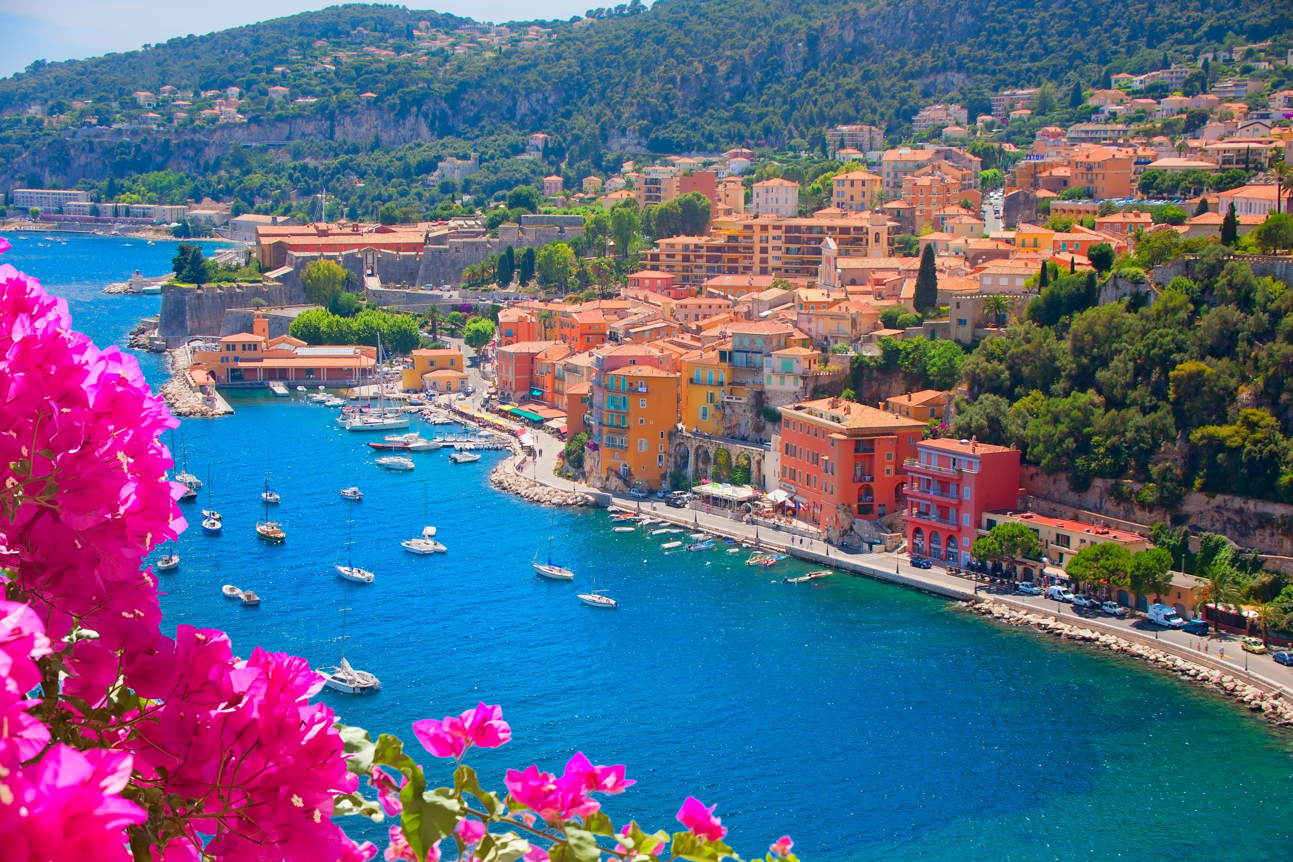 Villefranche sur mer, French Riviera, Frankreich Villefranche sur mer, French Riviera, Frankreich